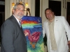 Jay Kershenstine with artist Tuna