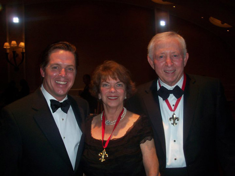Bubba Moffet with Jane and Bill Goldring