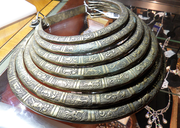 Southeast Asian Multi-tiered Silver Necklace